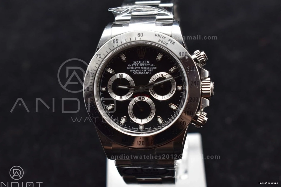 and 773 Case SA4130 Clean Bracelet 116520 Edition 1:1 Daytona Dial Best V SS SmoothTexture Black 904L 1211